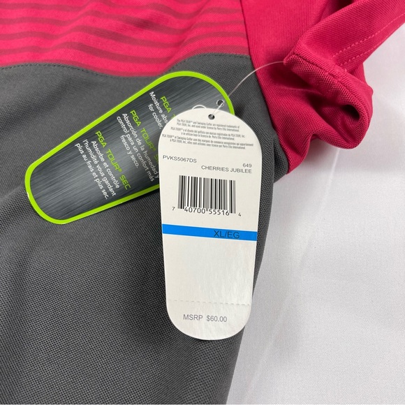 PGA Tour Pro Series Men's Athletic Fit Short Sleeve Polo Golf Shirt Size:XL “New - Picture 12 of 13